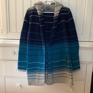 Toad & Co hoodie cardigan